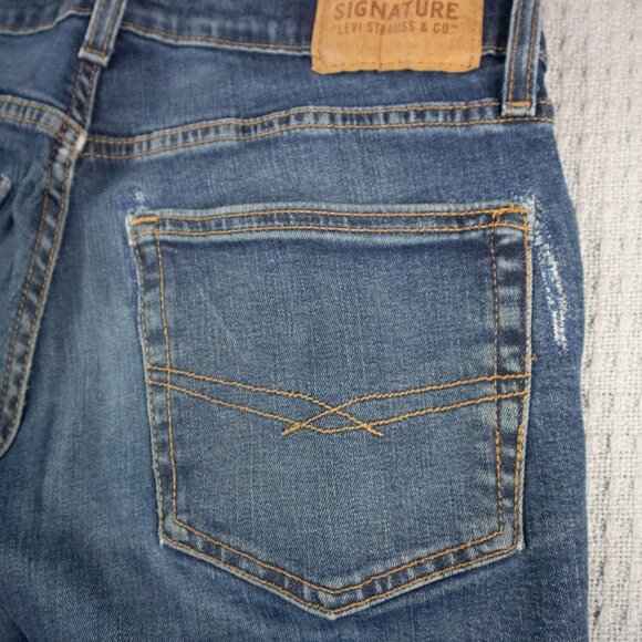 Levi's S37 Slim Denim Jeans 32x32 - Picture 8 of 9
